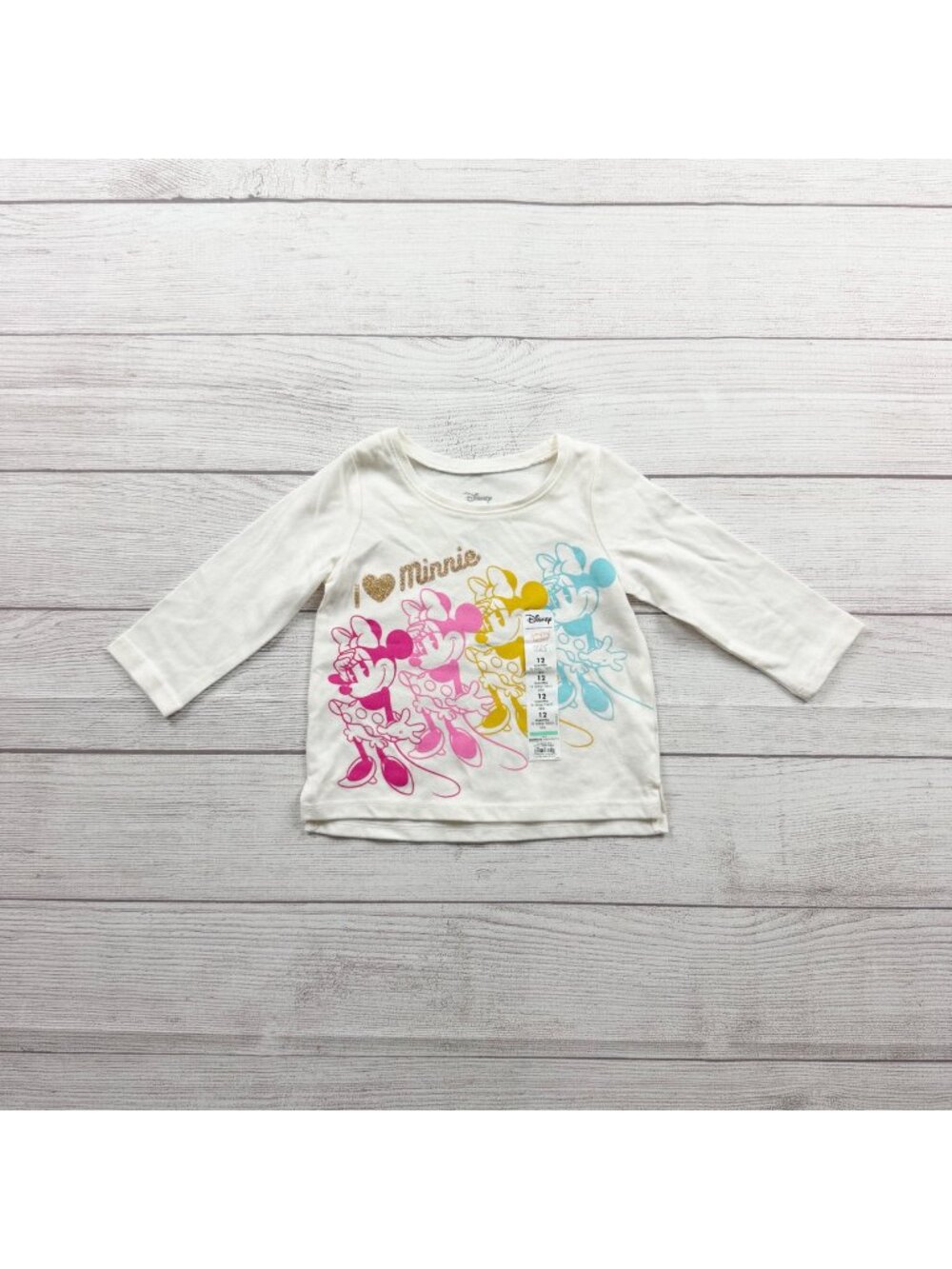 Disney Jumping Beans Minnie Mouse Graphic Tee NWT 9-12 Months